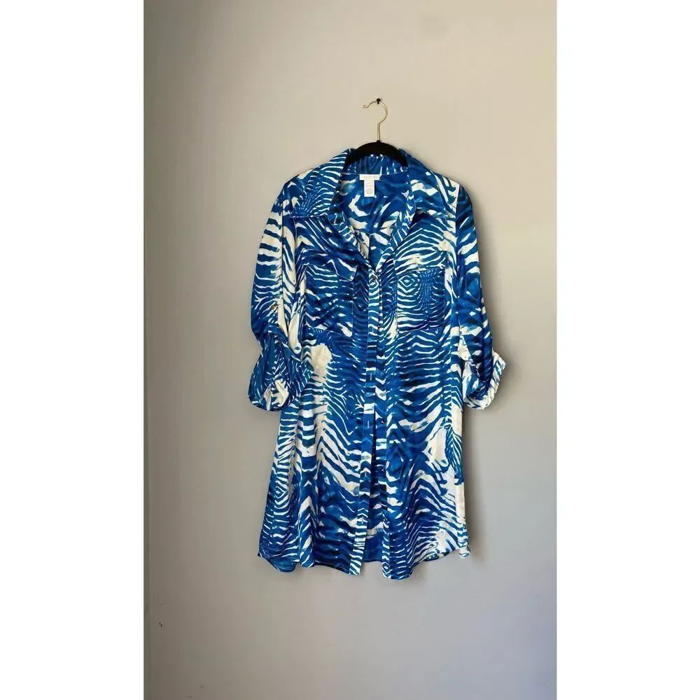 Cache Beach/swim bathing suit cover-up versatile/patterned /size xs